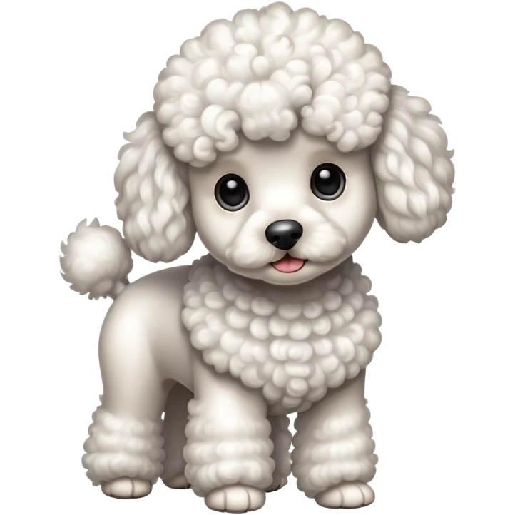 White poodle emoji