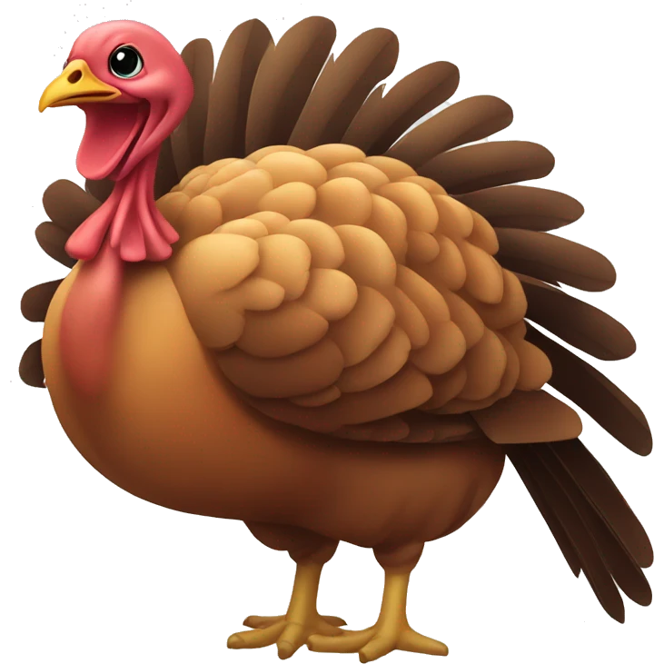 Cute turkey emoji