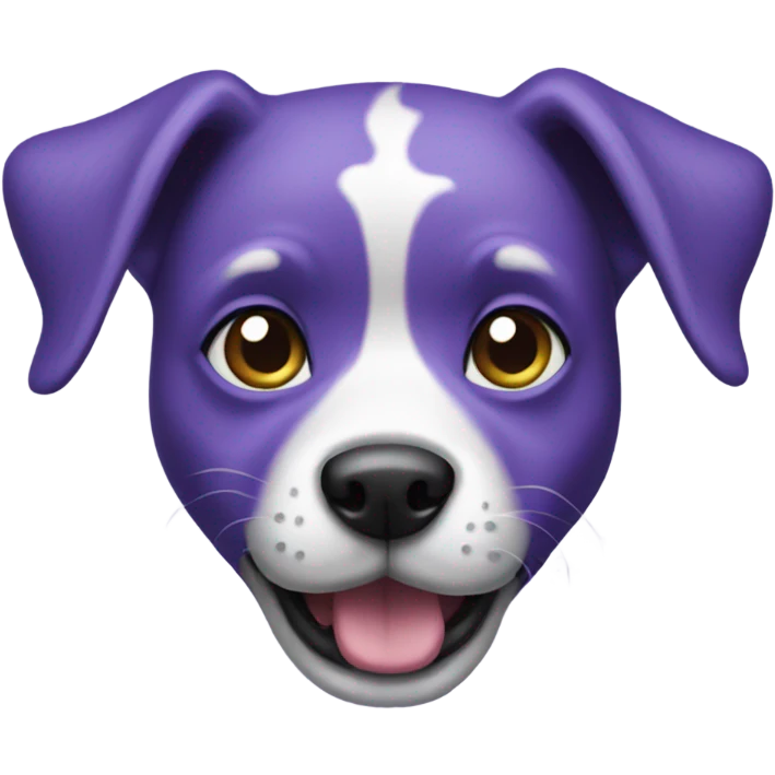 Purple dog  emoji
