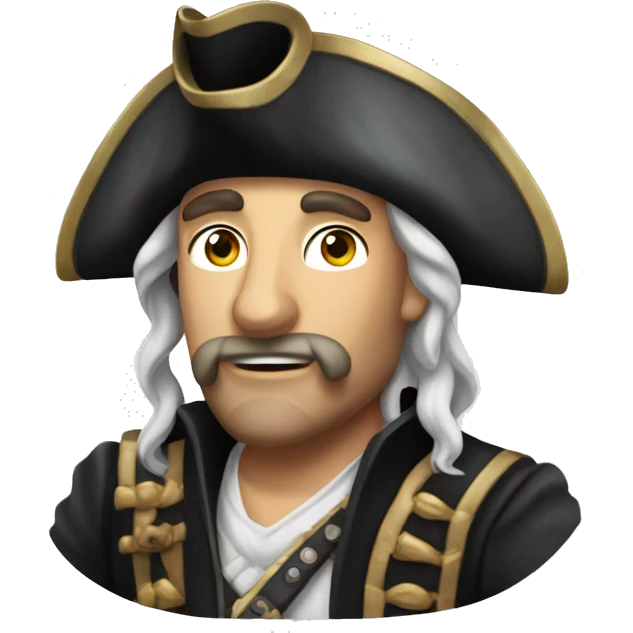 Helmsman Pirate ship Unicorn emoji