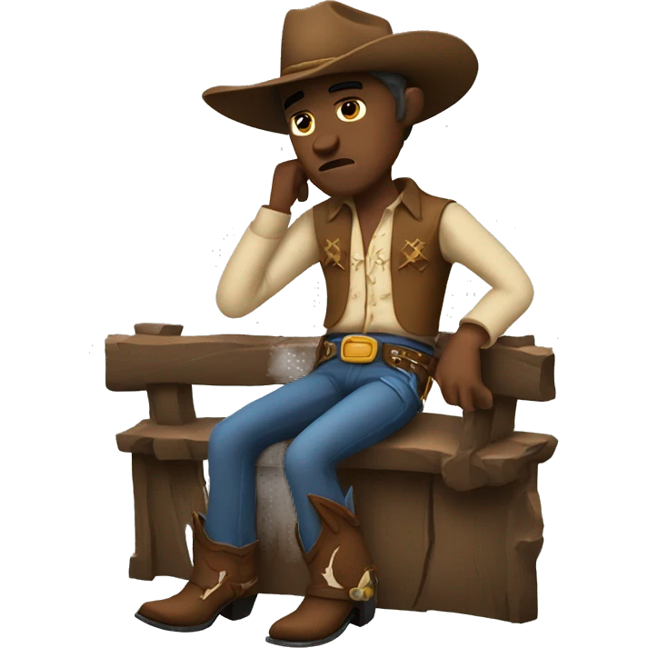 sleepy cowboy emoji