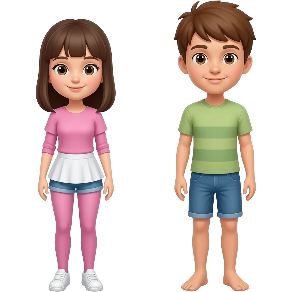 Girl legs tight and boy naked emoji