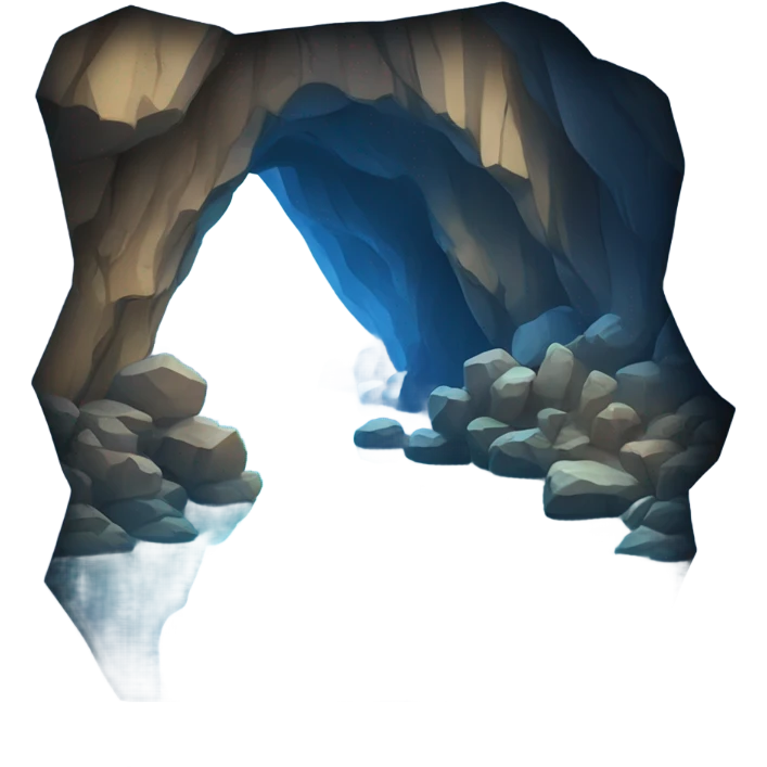 Blue cave emoji