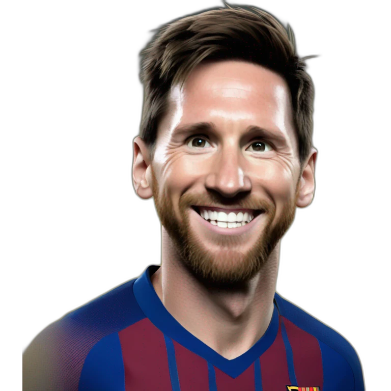 Happy messi emoji