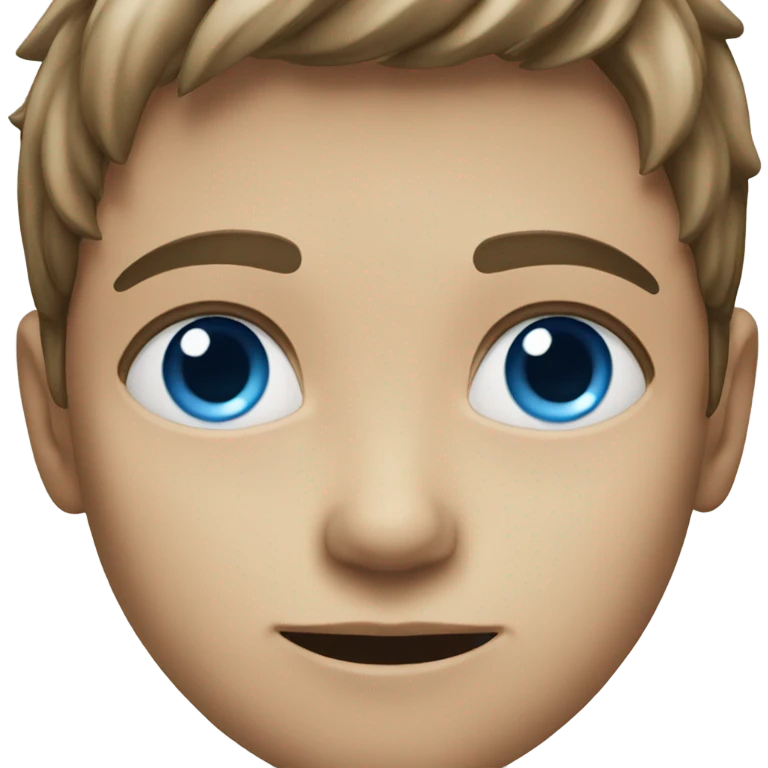 Boy with blue eyes  emoji