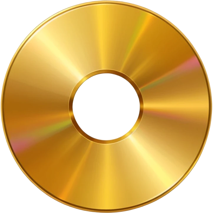 gold CD emoji