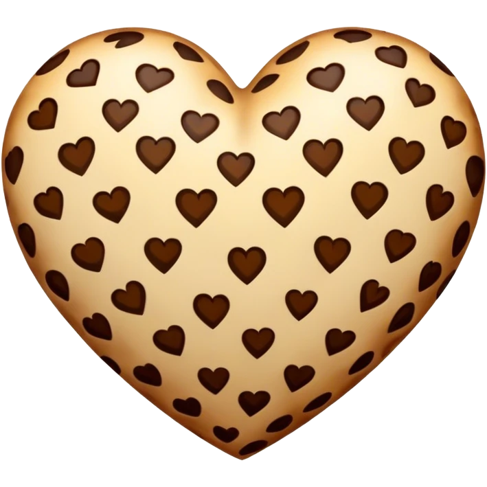 Leopard heart emoji