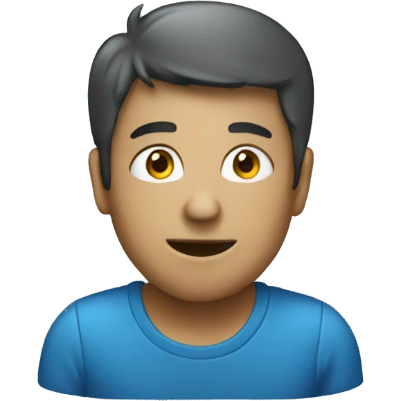 Blue notebook emoji