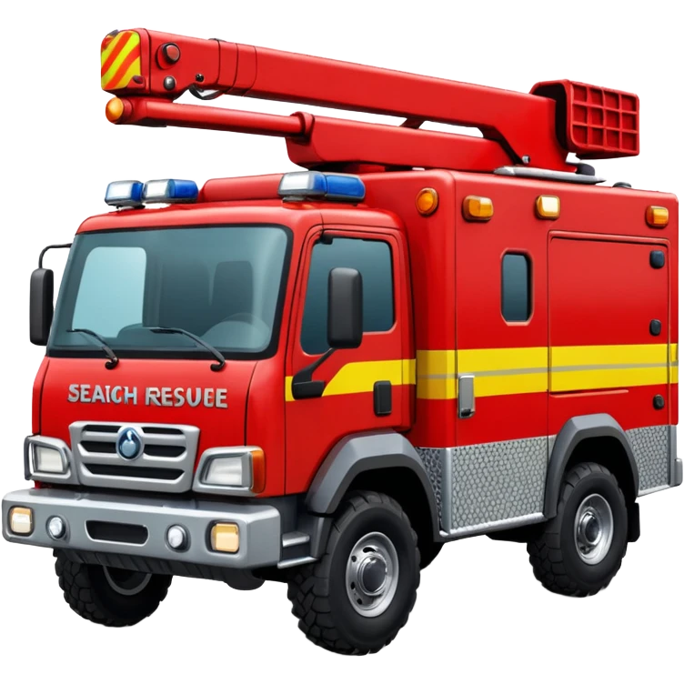 Search & Rescue Truck emoji