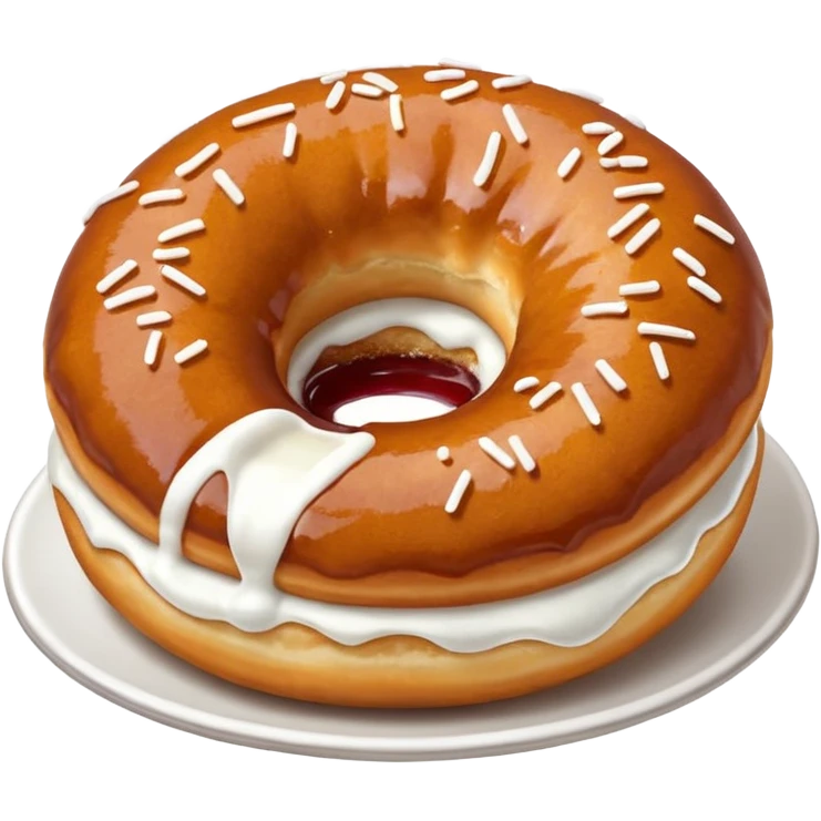 Filled Jam Donut Bombs emoji
