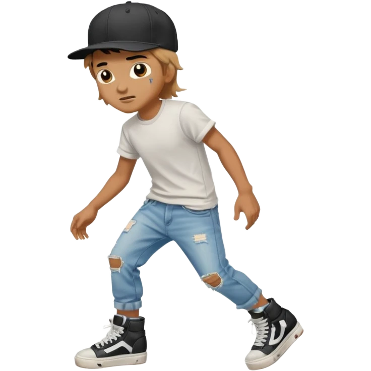 skater boy from 80s emoji