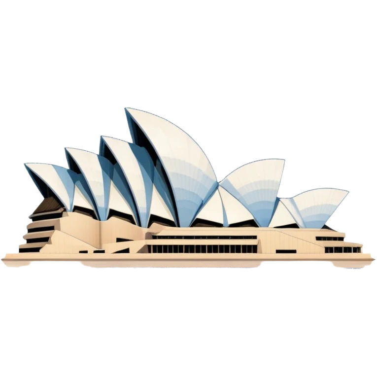 Sydney Opera House with water reflections emoji