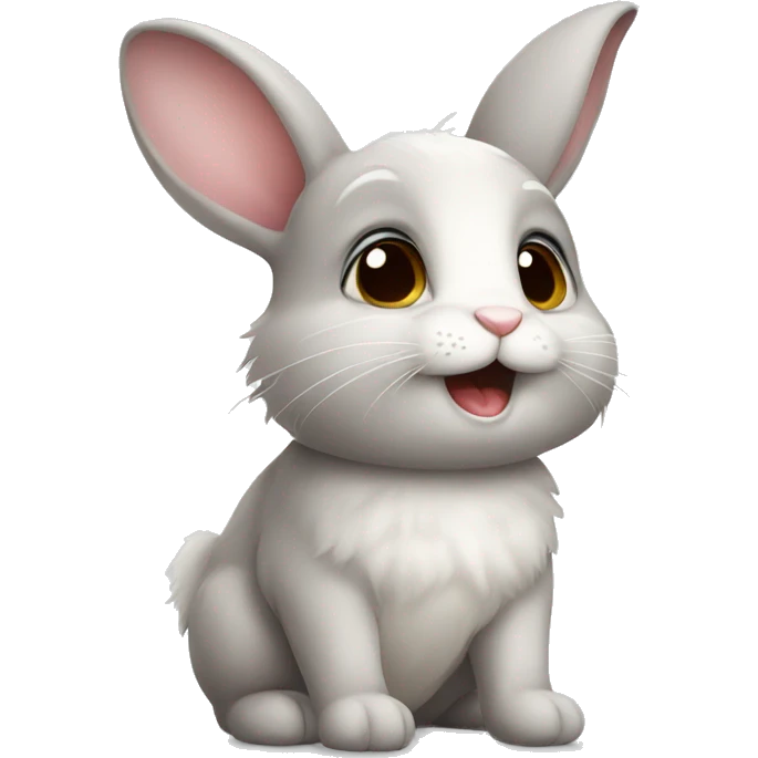 Cute bunny emoji