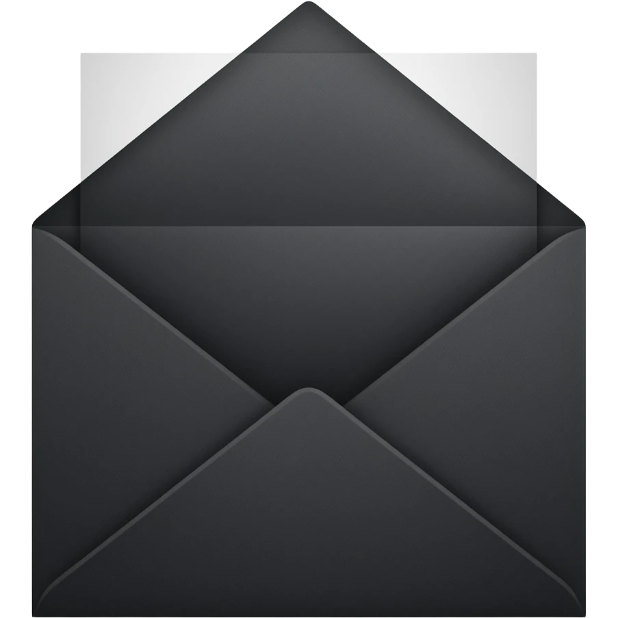 Listín luto negro emoji