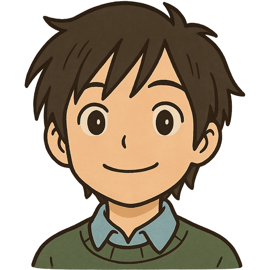 ghibli-inspired emoji combining Hiro, Miyamura, and Kanata Asai emoji
