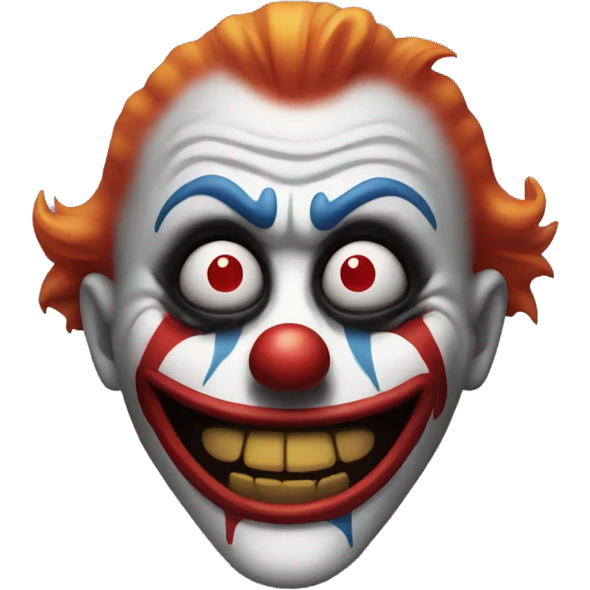 evil clown emoji