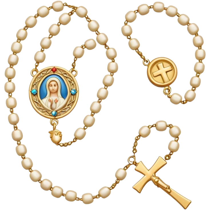 Rosario católico  emoji