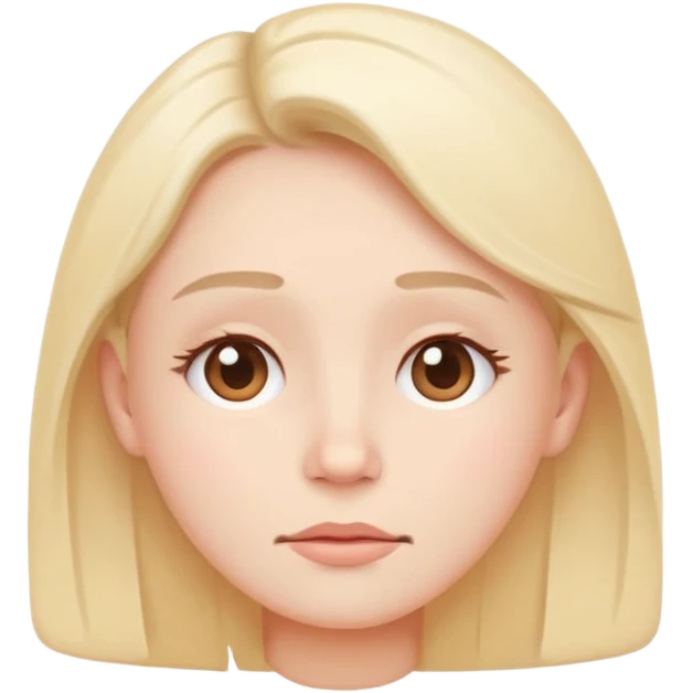 minimal flat emoji with mild tension,
slightly raised eyebrows,
thoughtful expression,
balanced emotion,
soft pastel tones,
modern health tracking app style,
transparent background,
vector illustration
 emoji