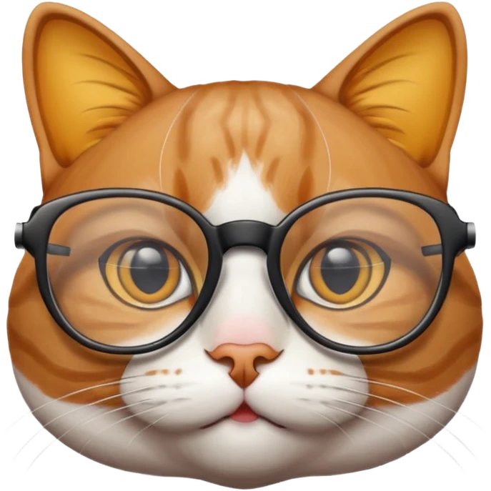 cat nerd emoji