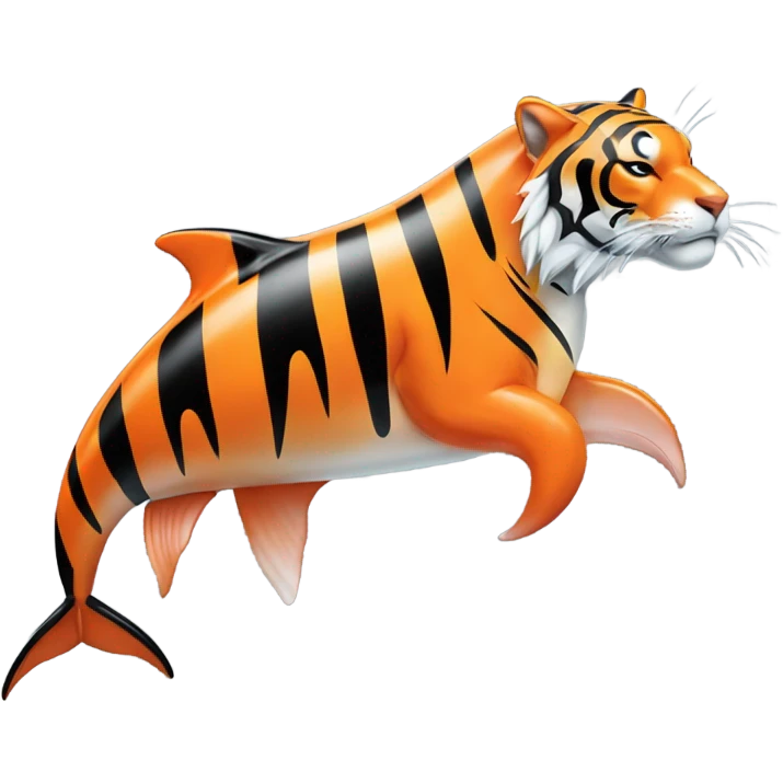 dolphin tiger emoji