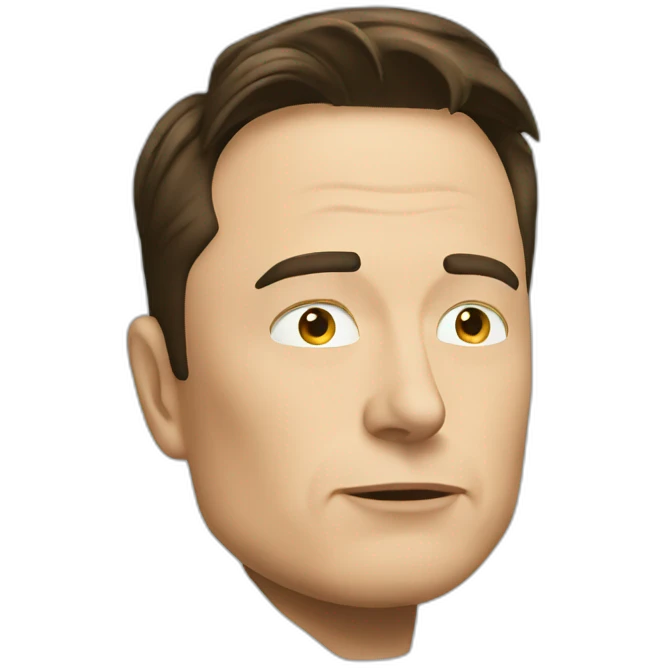 elon musk thinking emoji