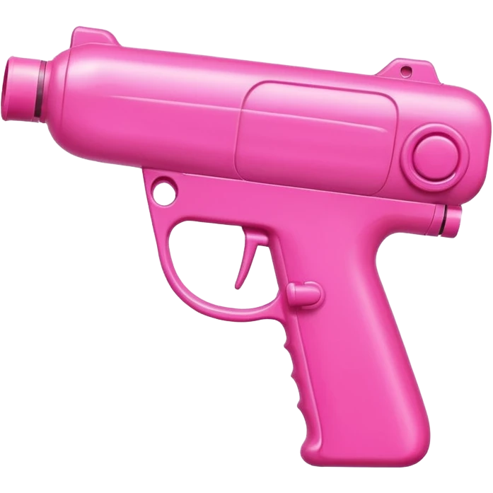 Pink water gun emoji