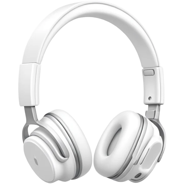 white 🎧 emoji