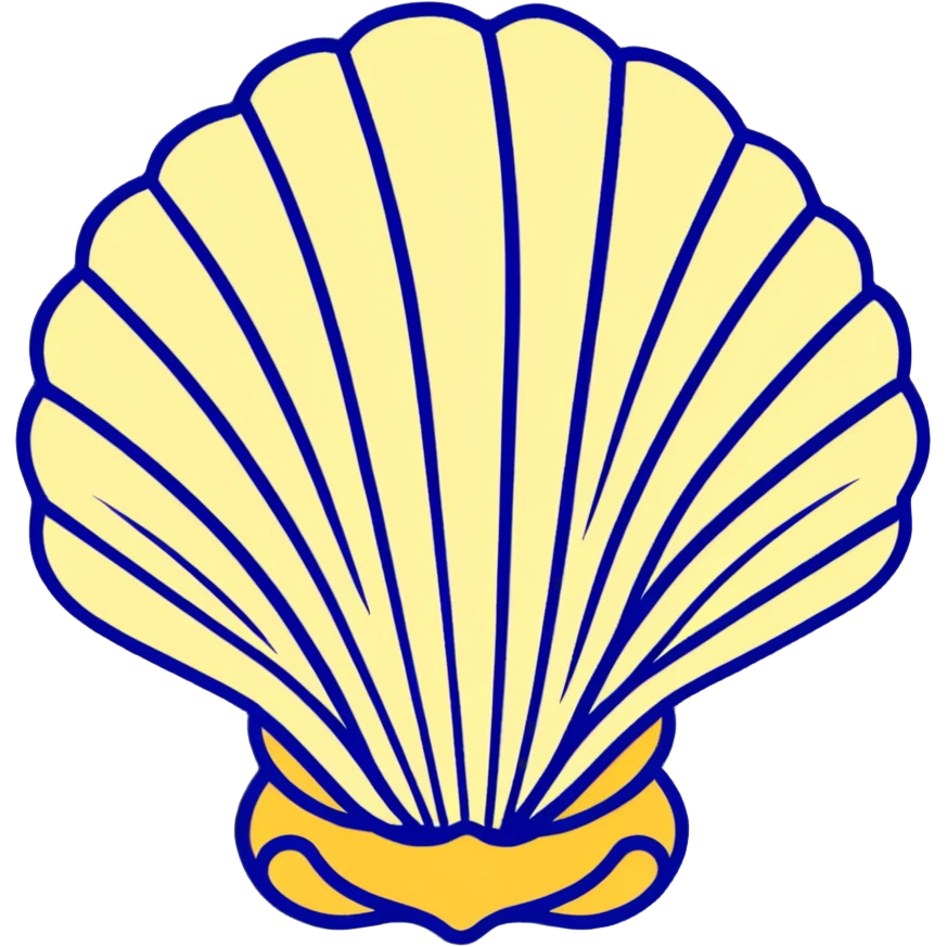St. James scallop shell Camino de Santiago emoji