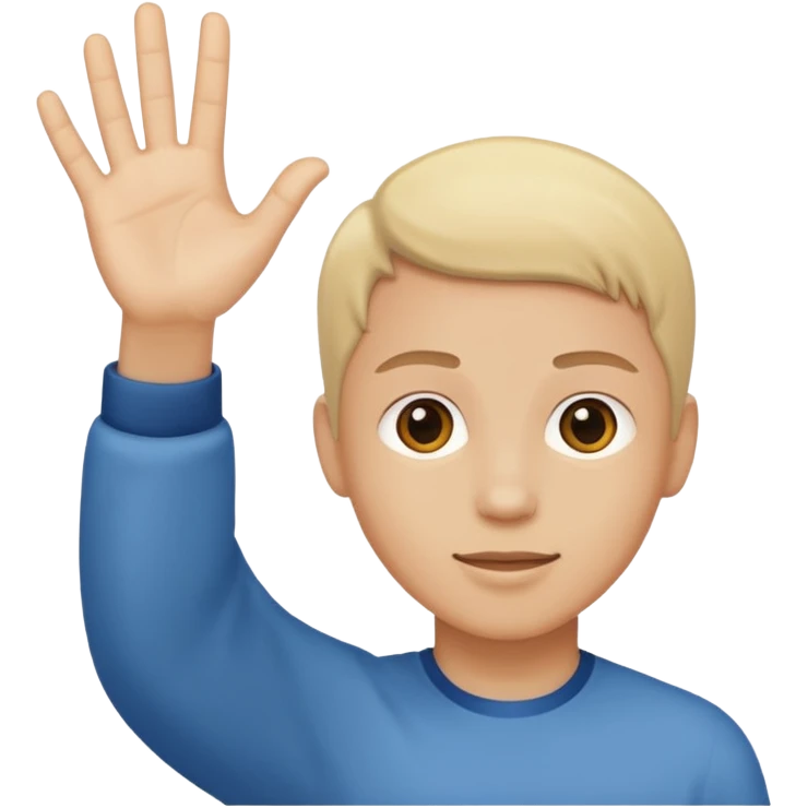 LEADING HAND emoji