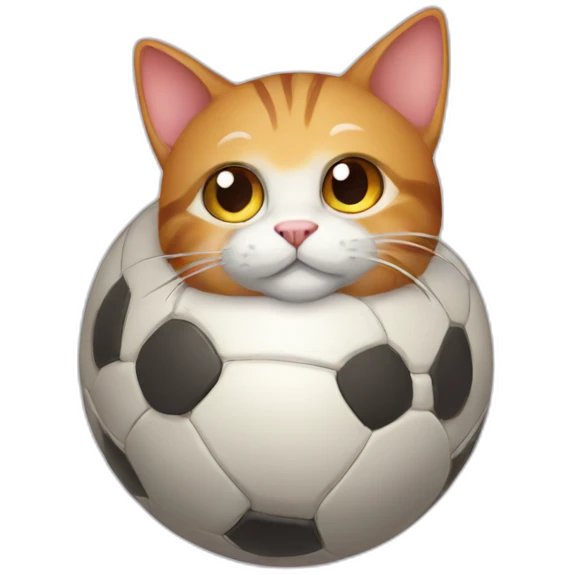 Cat in ball emoji