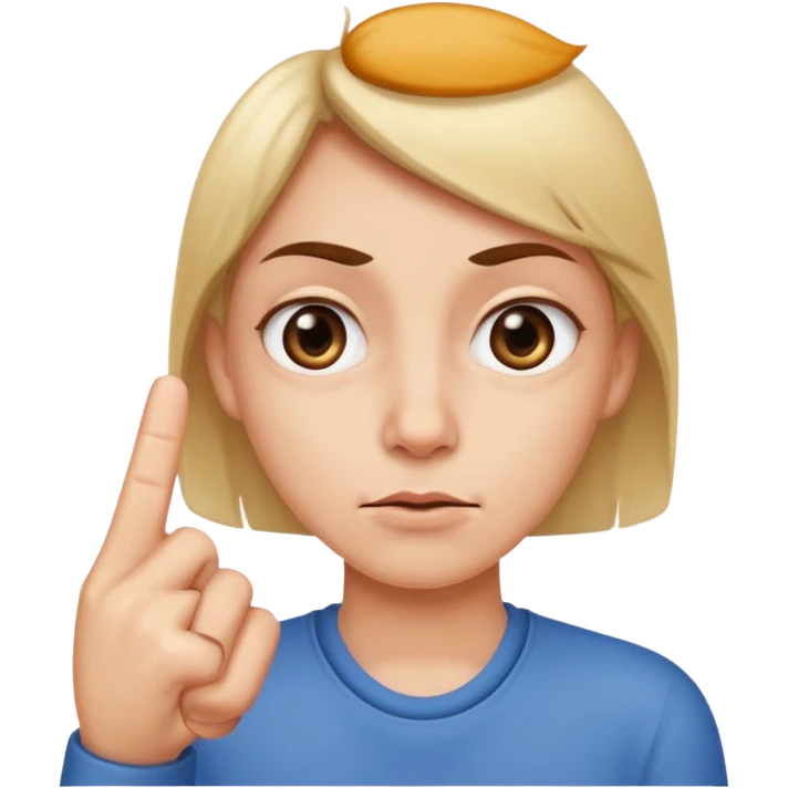 eye rolling emoji with middle finger emoji