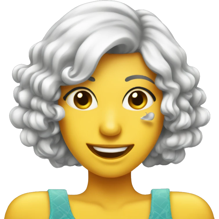 Funny girl cocktail funny  emoji