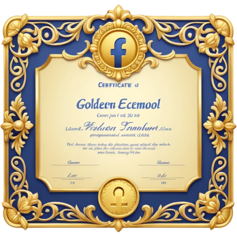 Facebook certificat emoji