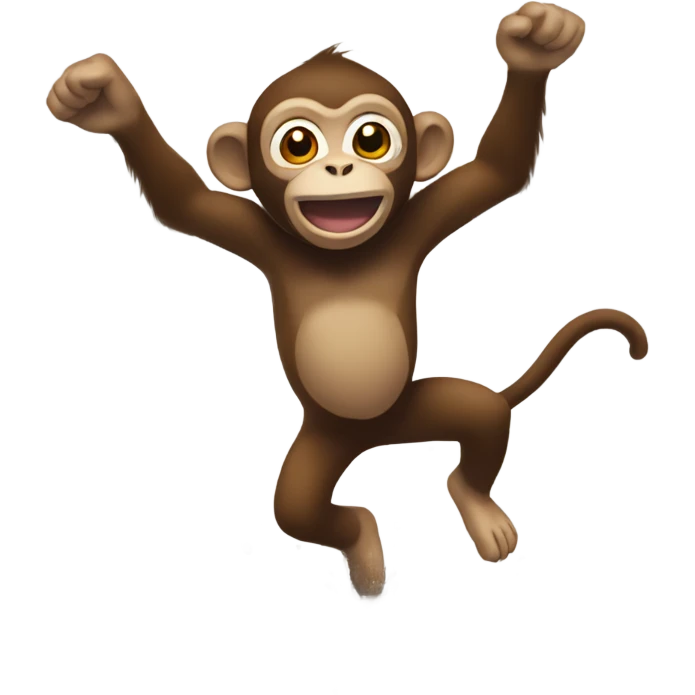 Monkey flinging mud emoji