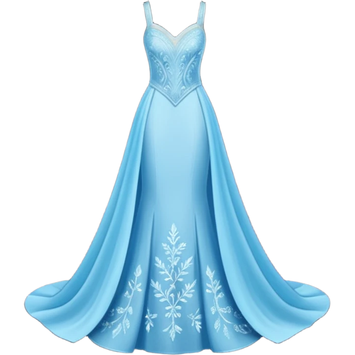 Elsa’s dress emoji