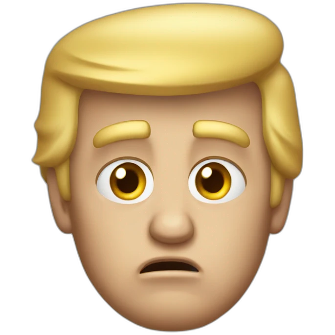 Donald Trump disgusted emoji