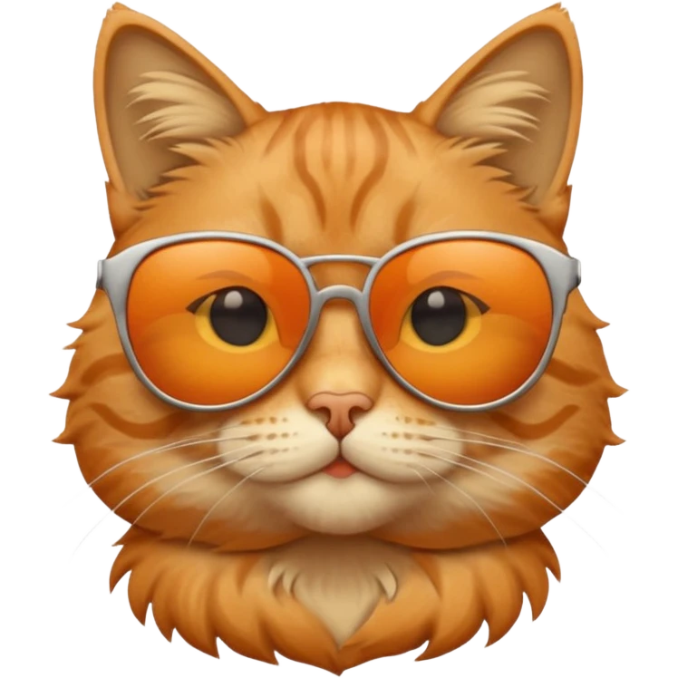 Cat wearing sunglasses emoji