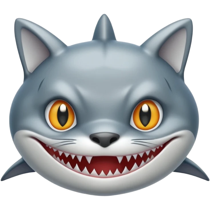shark x cat emoji