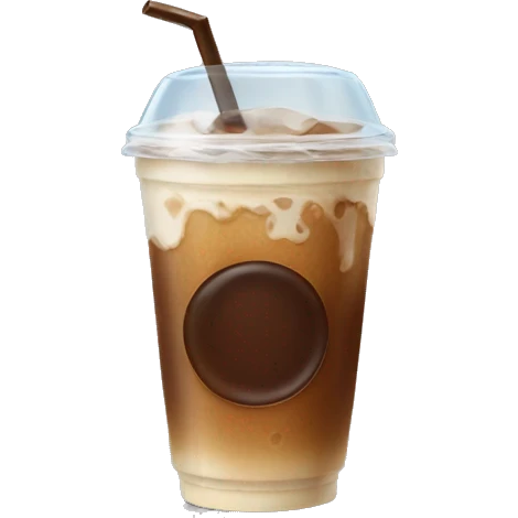 Iced coffe  emoji