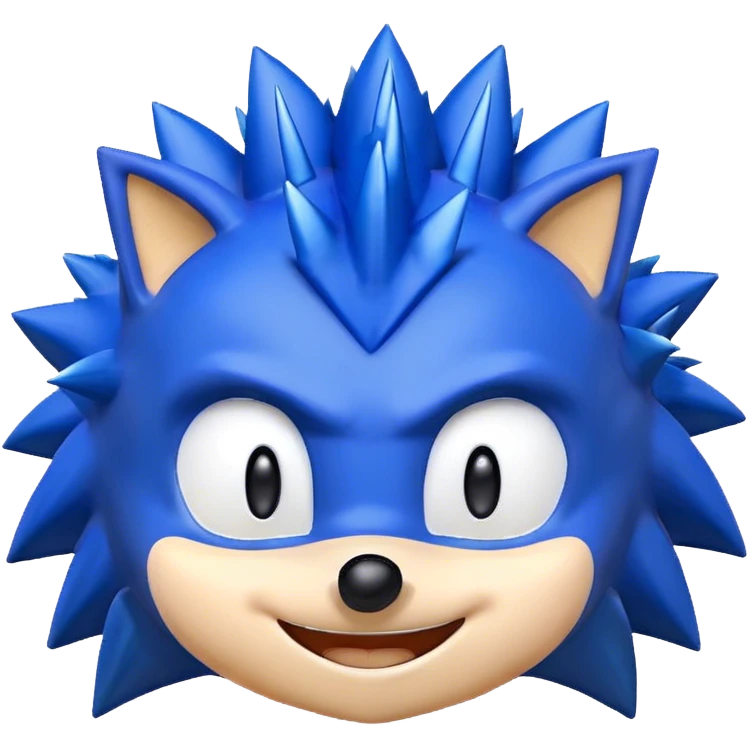 Can you create sonic as an emoji emoji