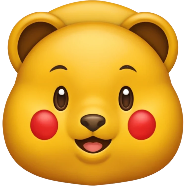 Какашка прыгает emoji