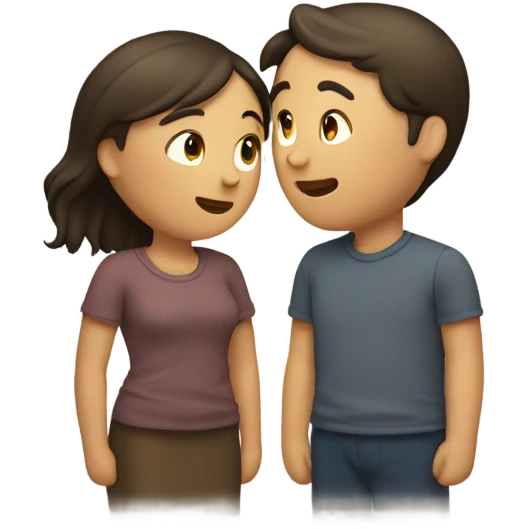 intimate moment between two lovers emoji