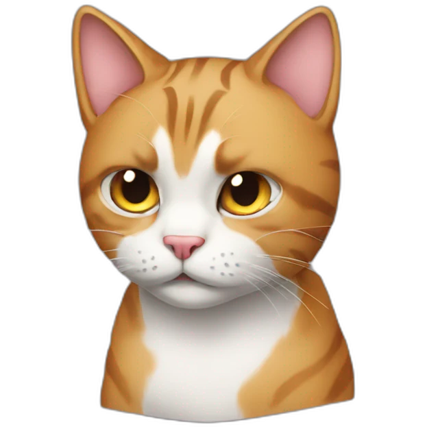 Bad cat emoji