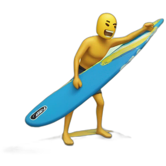 Paddleboard step back pivot turn emoji