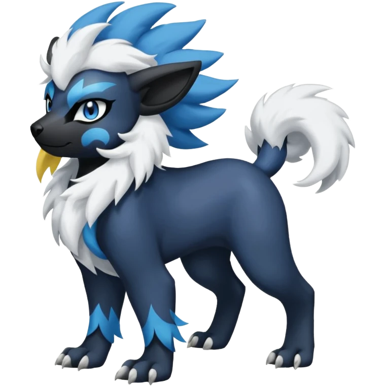Luxio-Absol-Luxray-fusion (full body) emoji