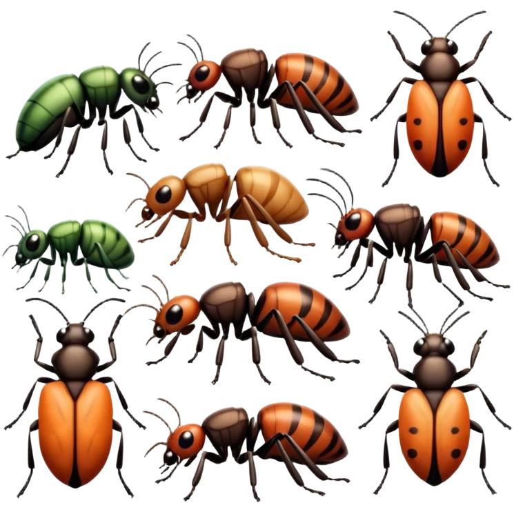 bunch of bugs emoji