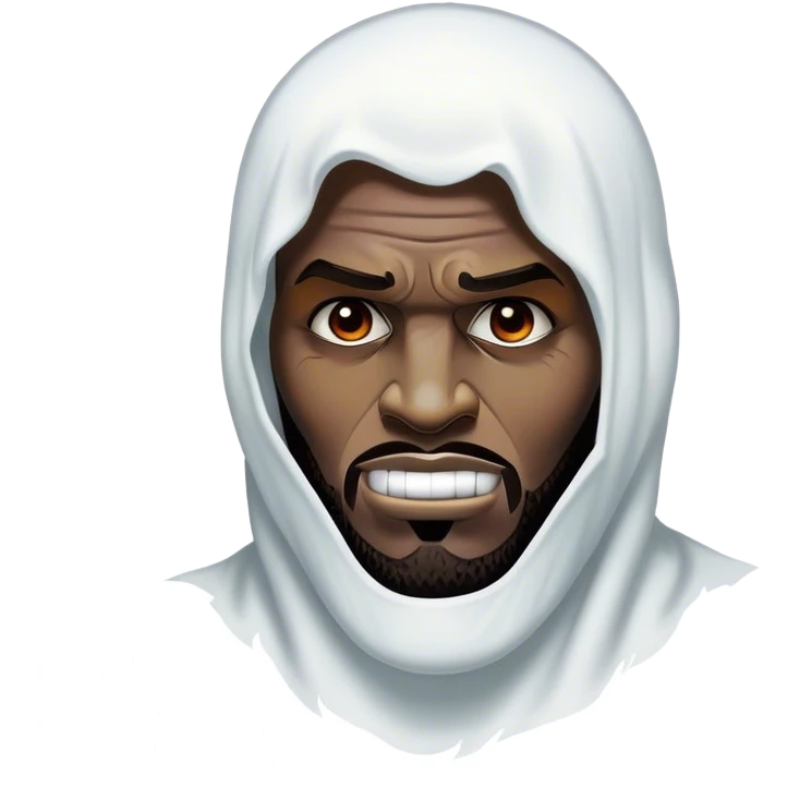Lebron James as ghost face emoji
