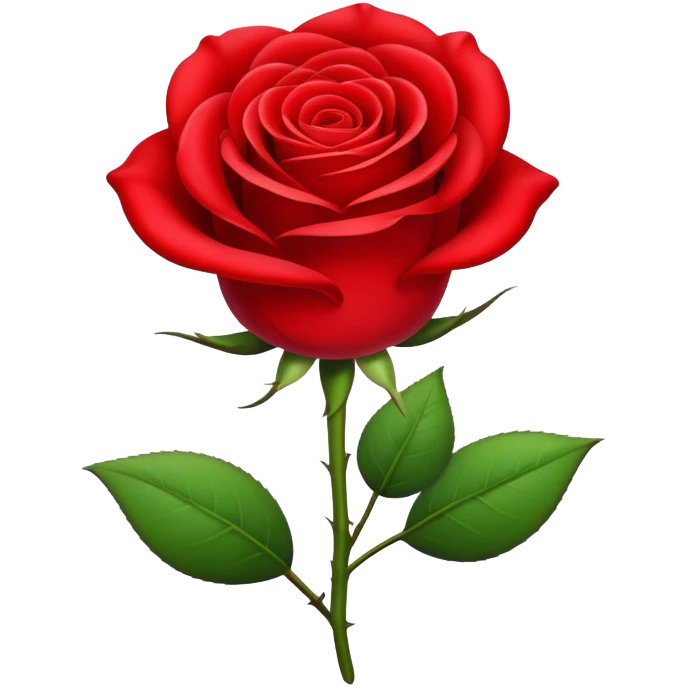 Red rose for Sant Jordi celebration emoji