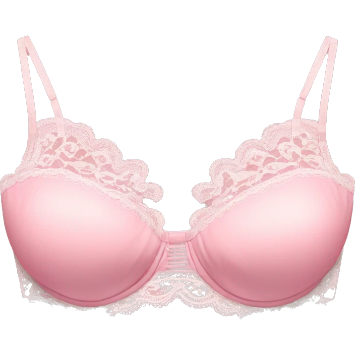lace pink bra emoji