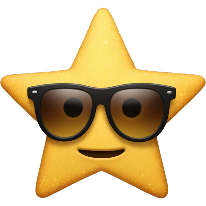 star with sunglasses emoji